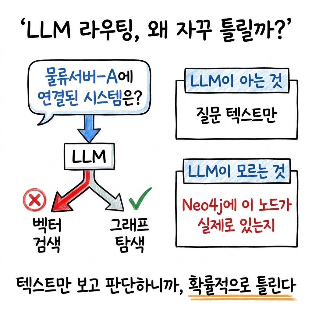 RAG 검색 라우팅, 프롬프트를 고쳐도 안 돼서 온톨로지한테 넘겼더니 풀렸다