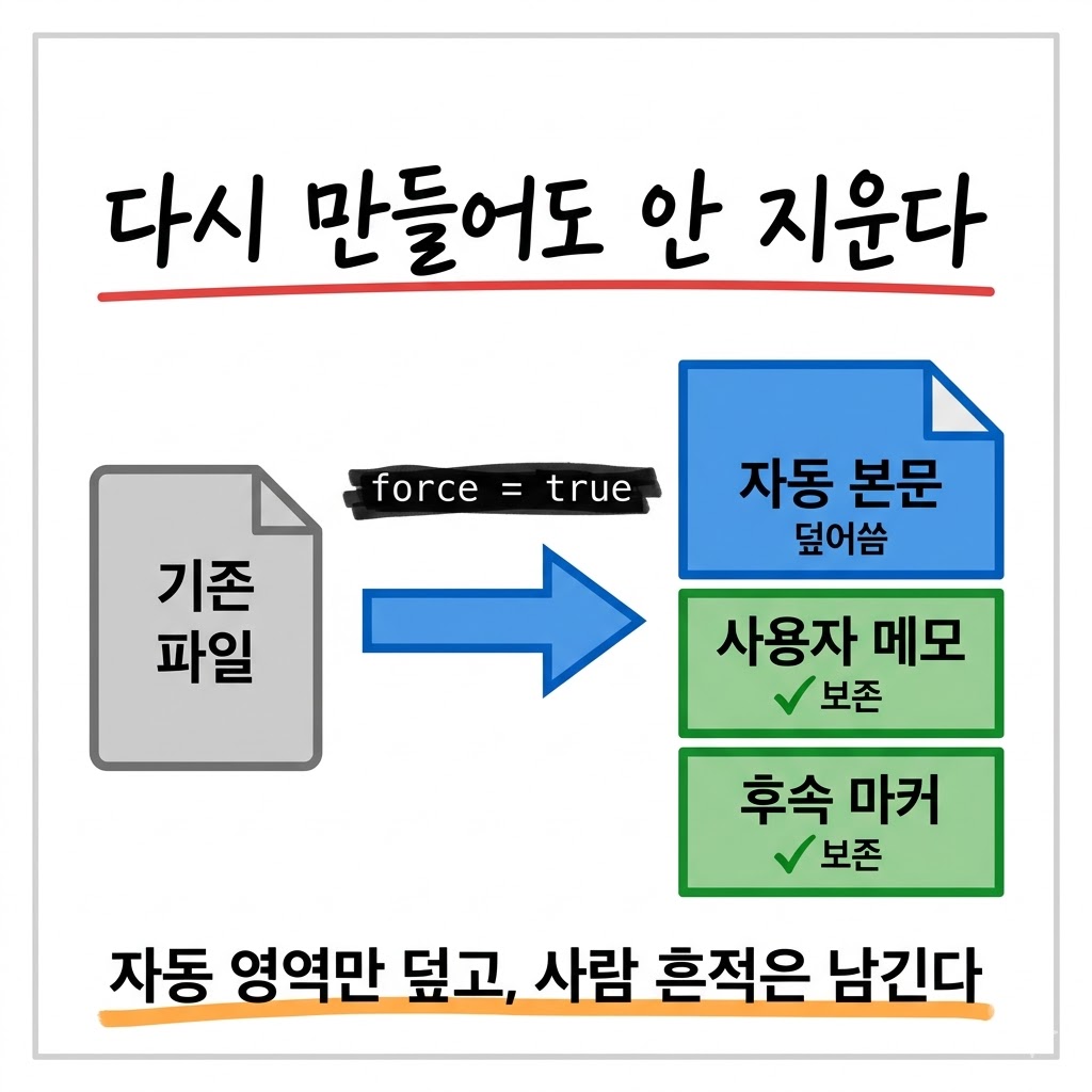 일일 정리를 LLM에 통째로 맡기지 않은 이유 — 본문은 코드로 되돌렸습니다 그림 3
